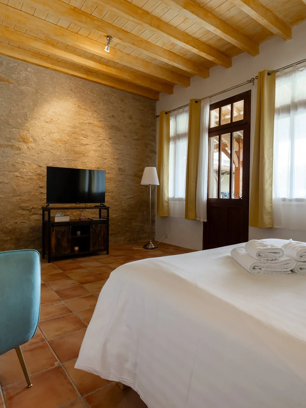 Chambre Sérénité au Domaine Lauraguel